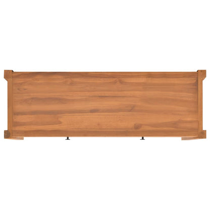 Mobile TV 140x40x45 cm in Legno di Teak - homemem39