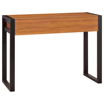 Scrivania con 2 Cassetti 100x40x75 cm in Legno di Teak | homemem39