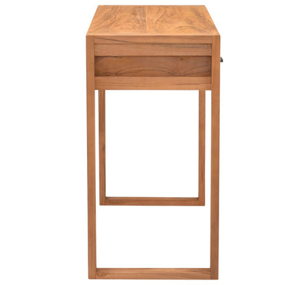Scrivania con 2 Cassetti 100x40x75 cm in Legno di Teak