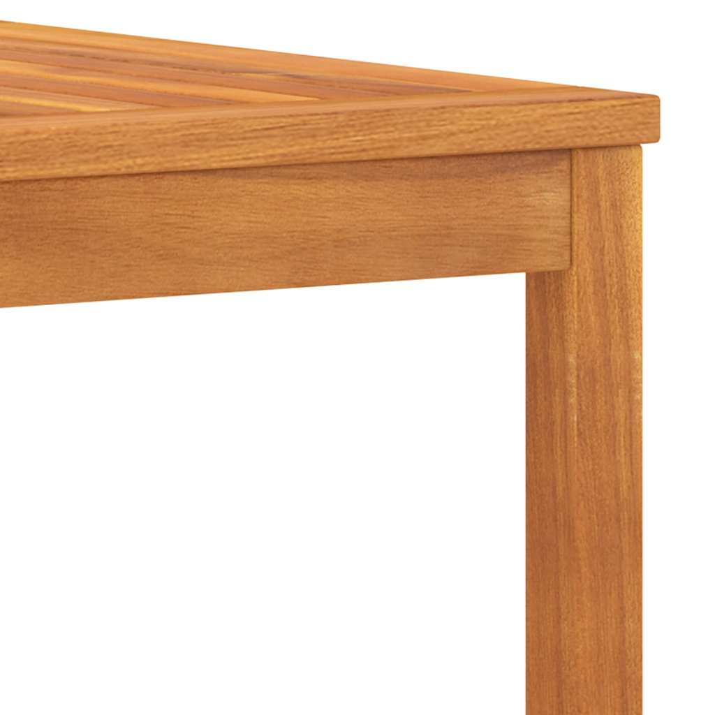Set Divani Giardino 3pz Cuscini Grigio Scuro Acacia Massello