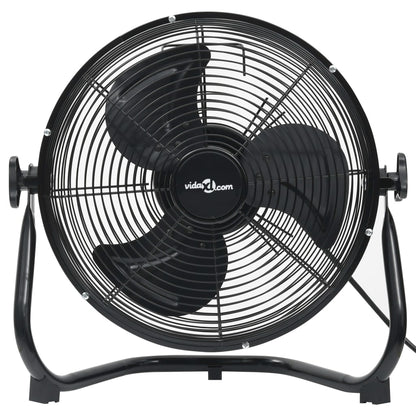 Ventilatore da Pavimento a 3 Velocità 55 cm 100 W Nero