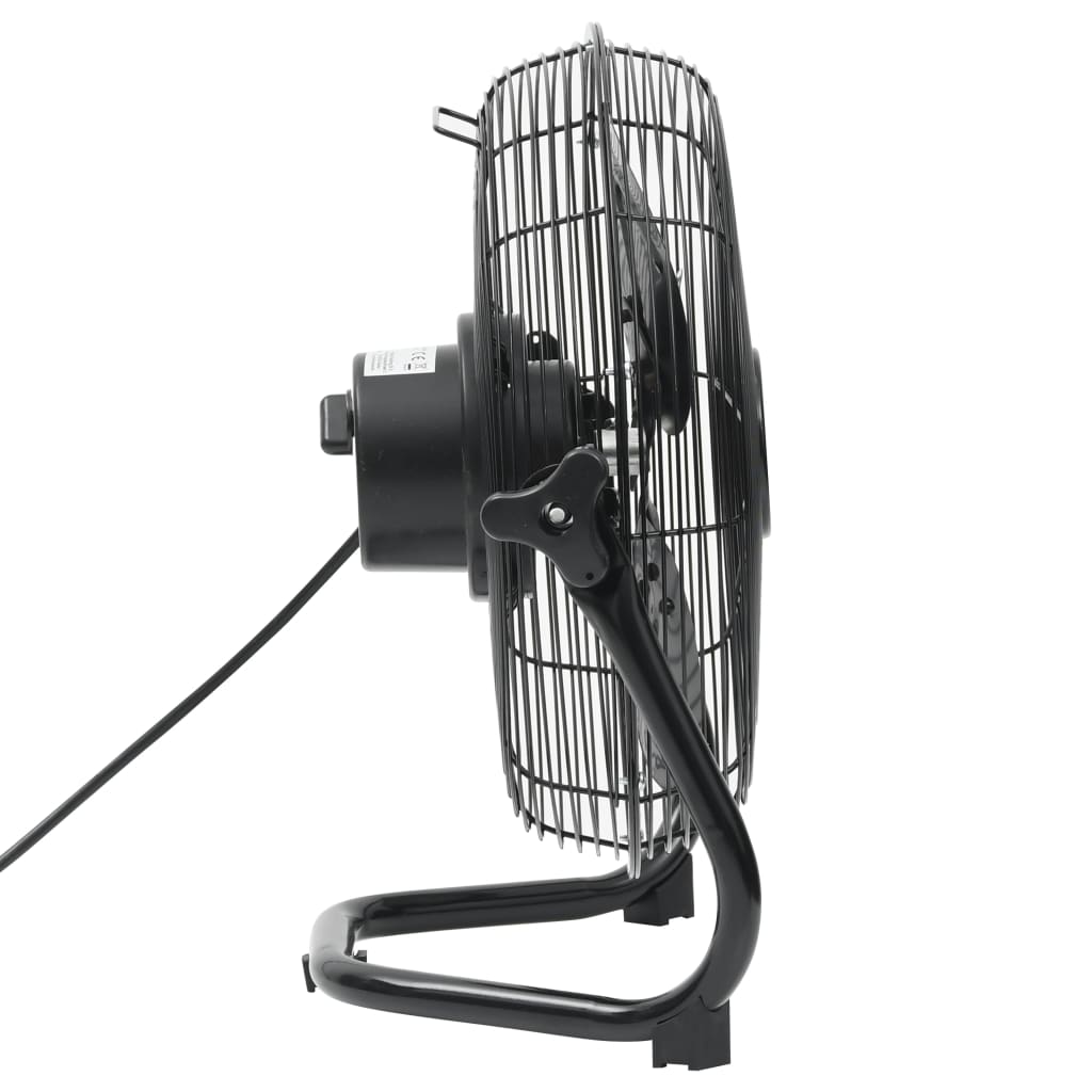 Ventilatore da Pavimento a 3 Velocità 55 cm 100 W Nero