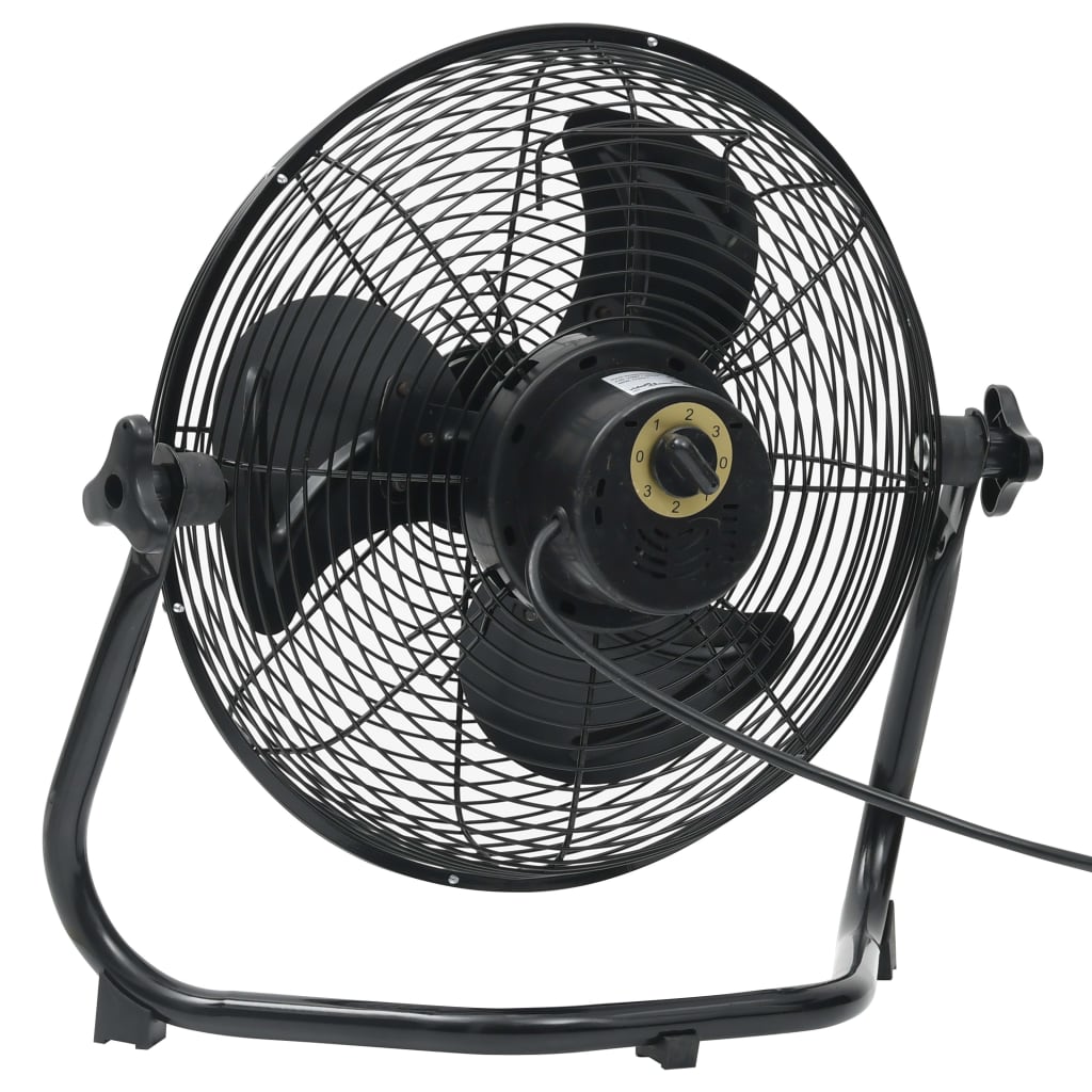 Ventilatore da Pavimento a 3 Velocità 55 cm 100 W Nero