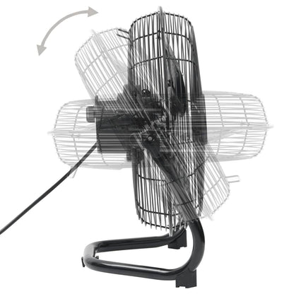 Ventilatore da Pavimento a 3 Velocità 55 cm 100 W Nero