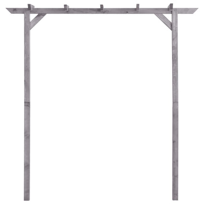 Pergolato da Giardino Grigio 200x40x205 cm in Pino Impregnato | homemem39