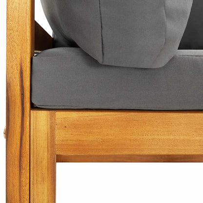 Divani Angolari Modulari 2 pz con Cuscini Grigio Scuro | homemem39