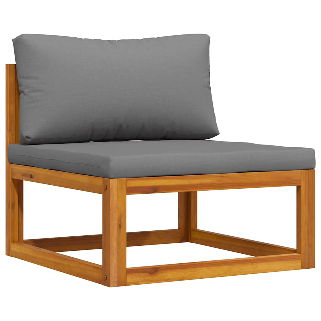 Set Divani da Giardino 2 pz con Cuscini in Massello di Acacia | homemem39