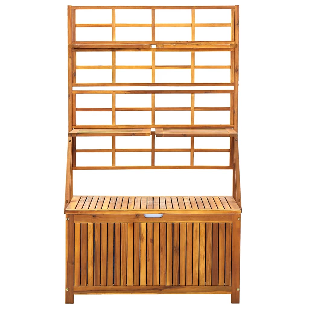 Contenitore con Traliccio 99x55x160 cm in Legno Acacia | homemem39