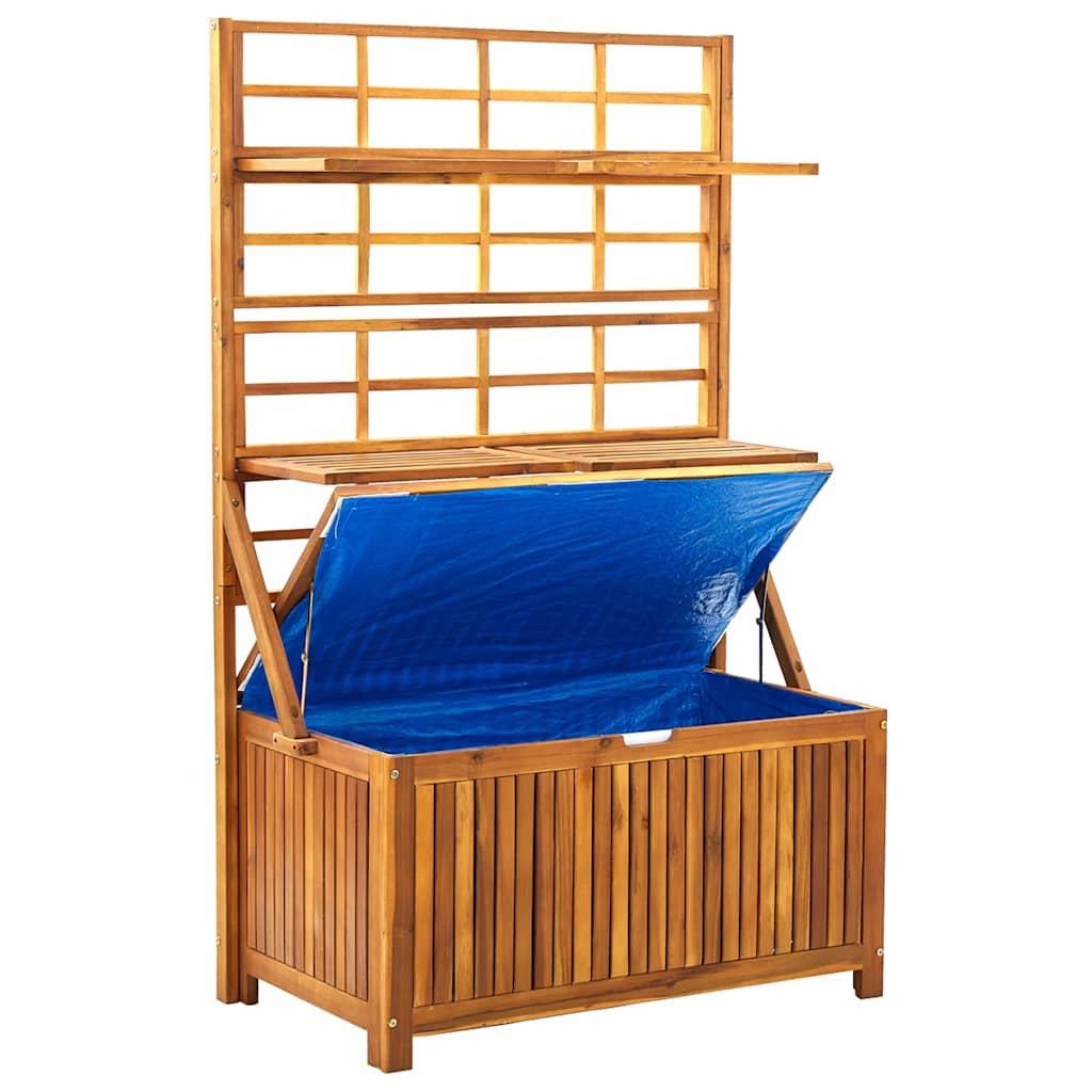 Contenitore con Traliccio 99x55x160 cm in Legno Acacia | homemem39