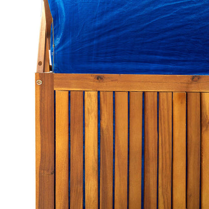 Contenitore con Traliccio 99x55x160 cm in Legno Acacia | homemem39