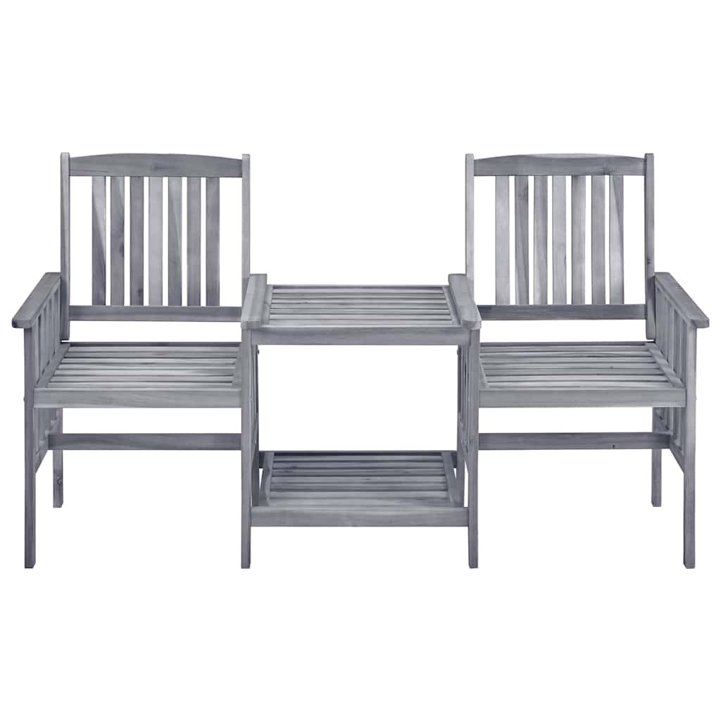 Sedie da Giardino Tavolino da Tè 159x61x92cm Massello d'Acacia | homemem39