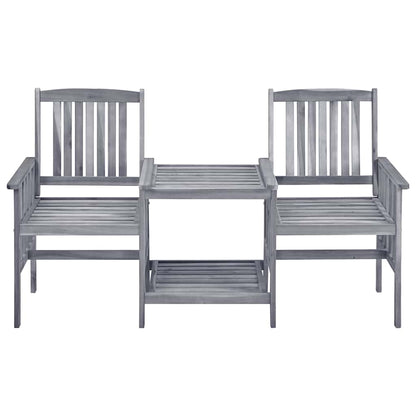 Sedie da Giardino Tavolino da Tè 159x61x92cm Massello d'Acacia | homemem39