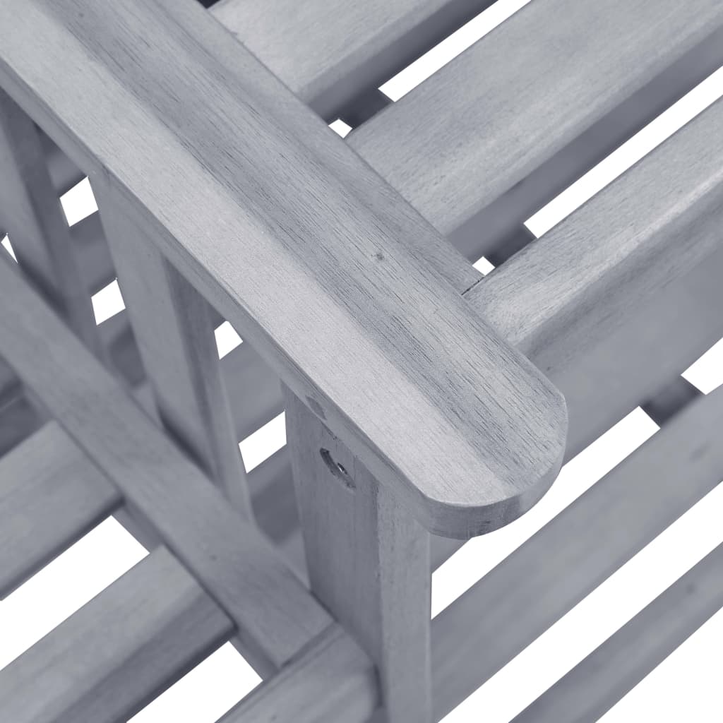 Sedie da Giardino Tavolino da Tè 159x61x92cm Massello d'Acacia | homemem39