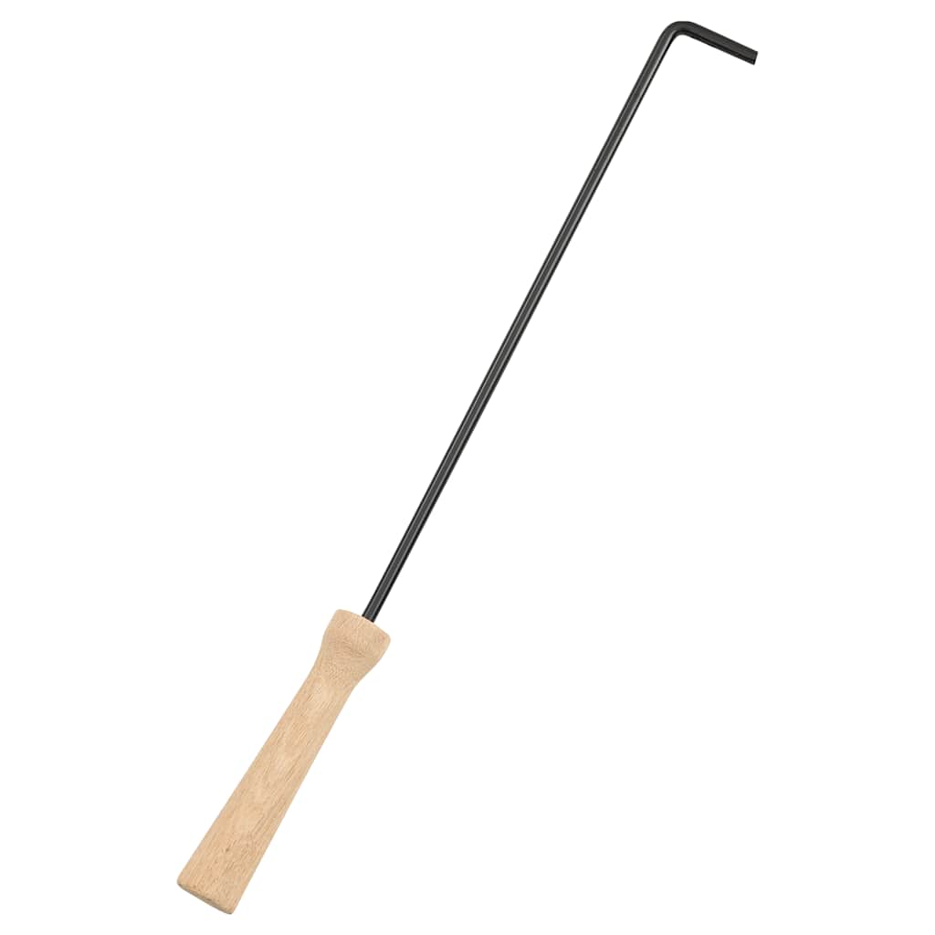 Braciere e Barbecue 2 in 1 con Attizzatoio 56x56x49 cm Acciaio - homemem39