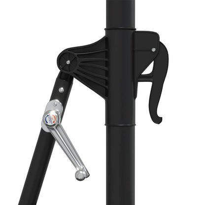 Ombrellone da Giardino a Parete con LED 300 cm Antracite | homemem39