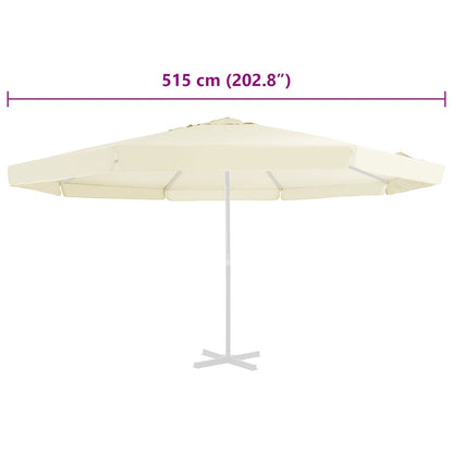 Telo di Ricambio per Tenda da Sole Sabbia 515 cm | homemem39