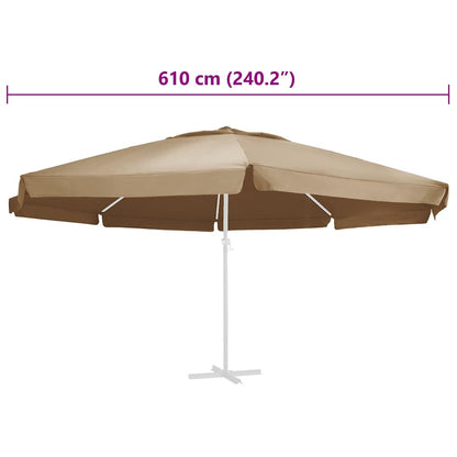 Telo di Ricambio per Ombrellone Talpa 610 cm | homemem39