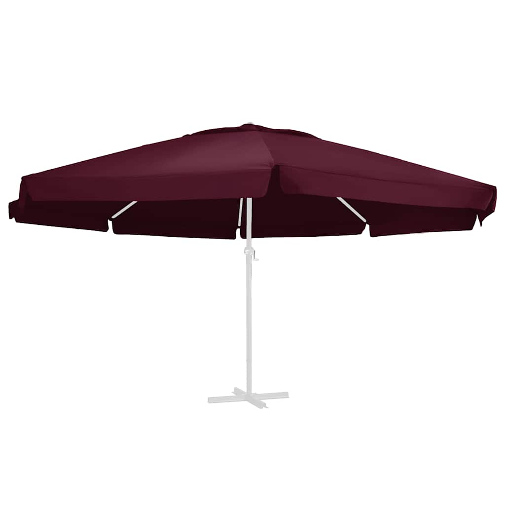 Telo di Ricambio per Ombrellone Rosso Bordò 610 cm | homemem39