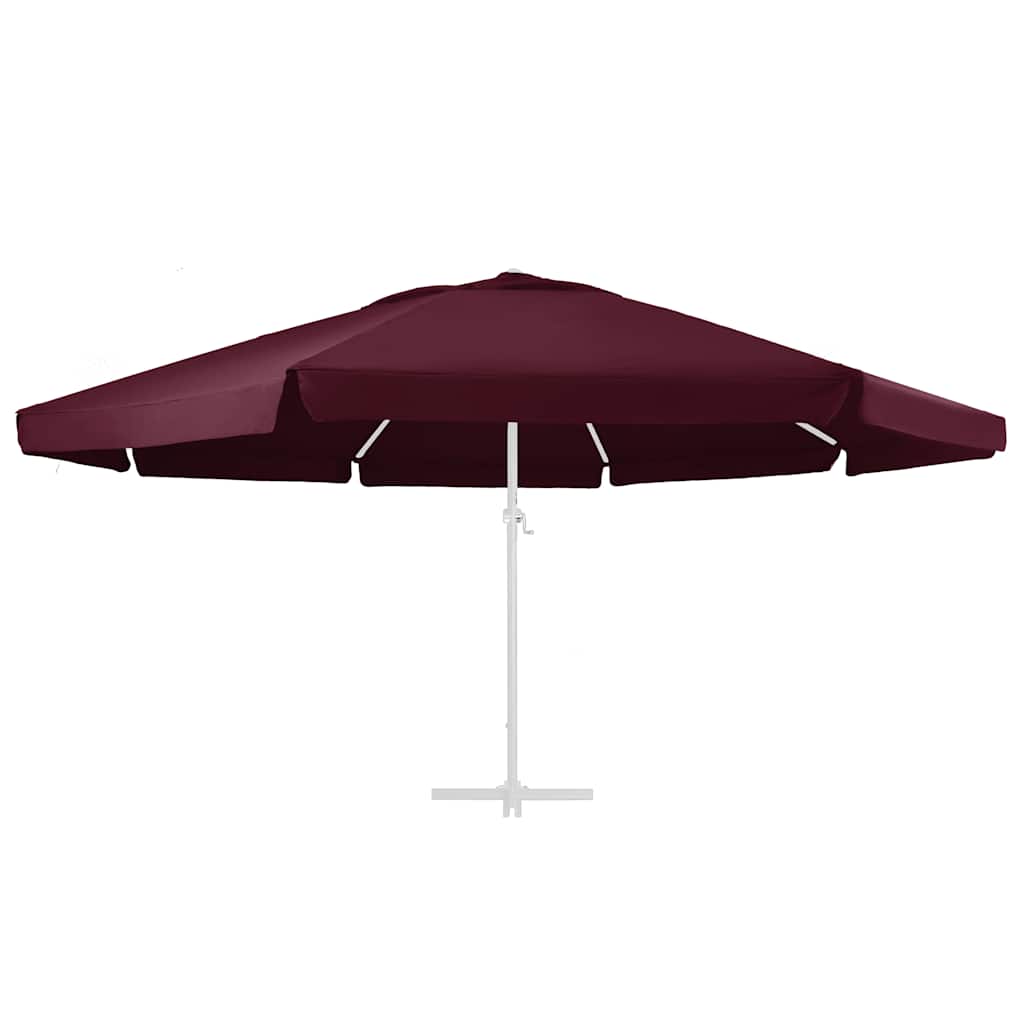 Telo di Ricambio per Ombrellone Rosso Bordò 610 cm | homemem39