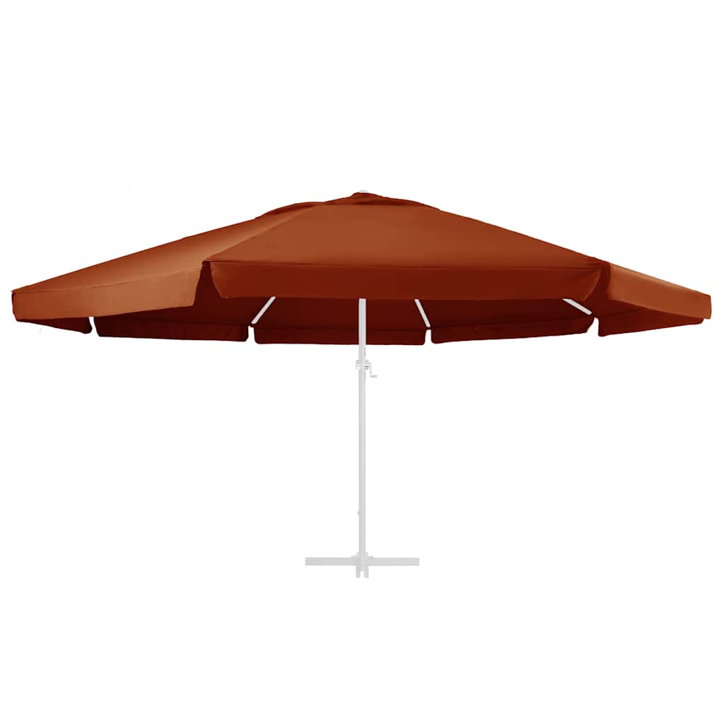 Telo di Ricambio per Ombrellone Terracotta 610 cm | homemem39