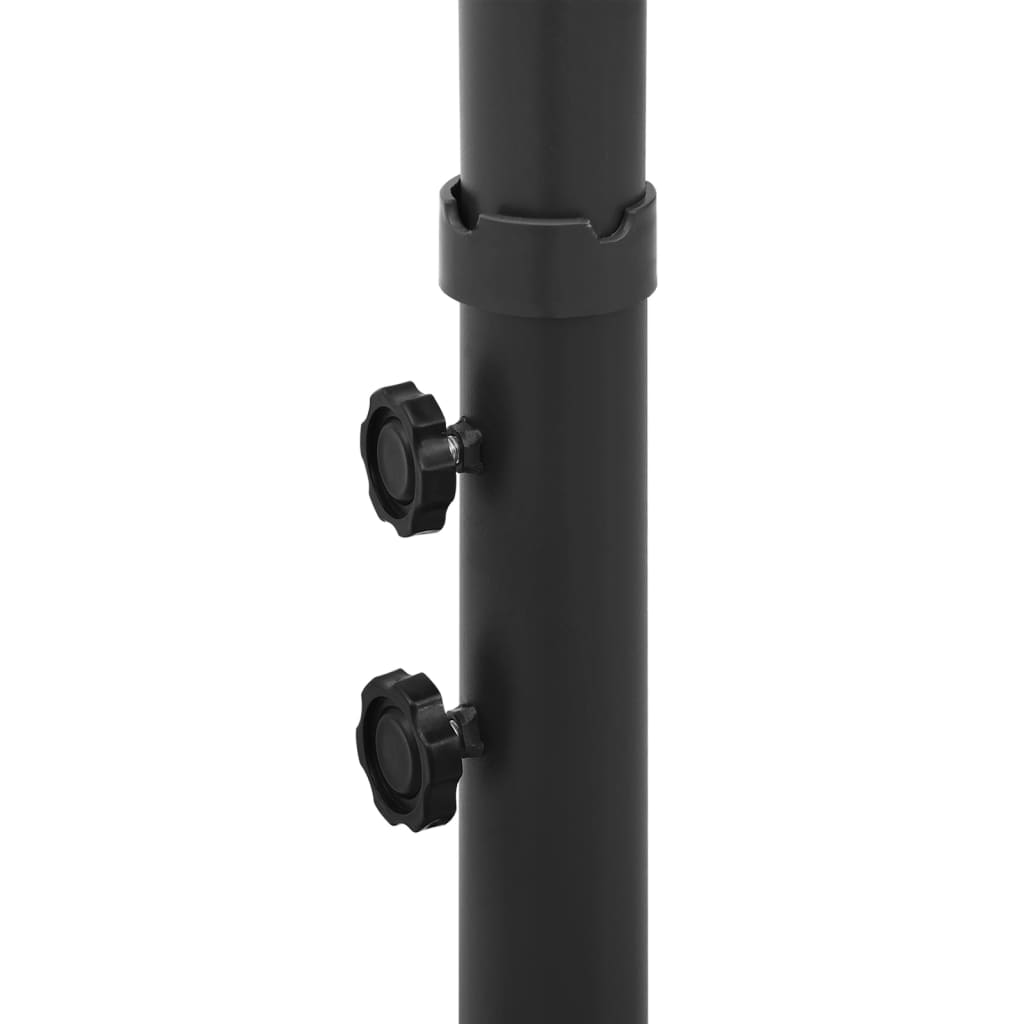Ombrellone Doppio con Palo in Acciaio Tortora 600x300 cm | homemem39