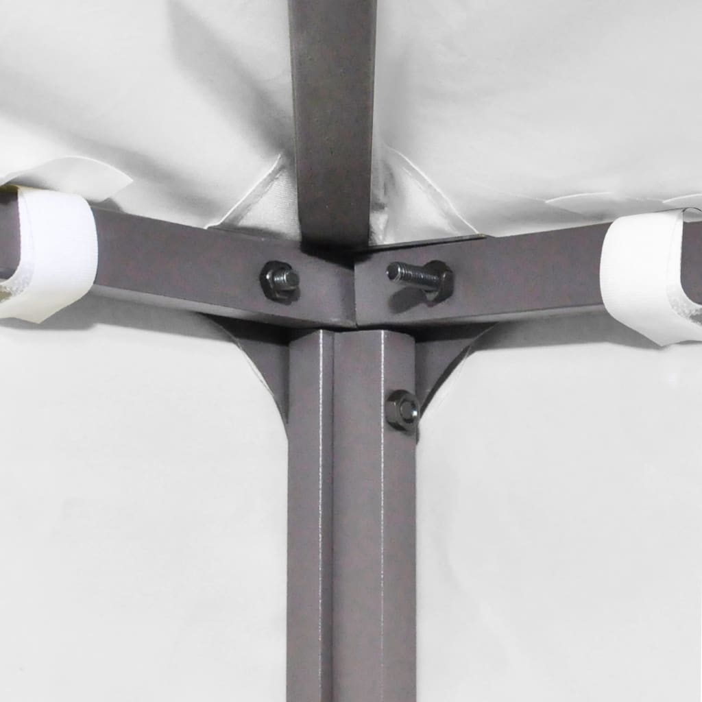 Copertura Superiore per Gazebo a 2 Strati 310 g/m² 3x3 m Bianca - homemem39