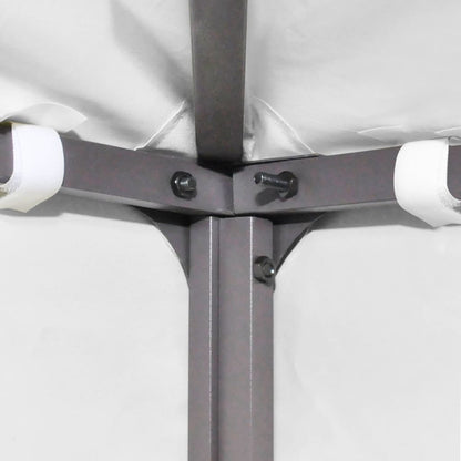 Copertura Superiore per Gazebo a 2 Strati 310 g/m² 3x3 m Bianca - homemem39