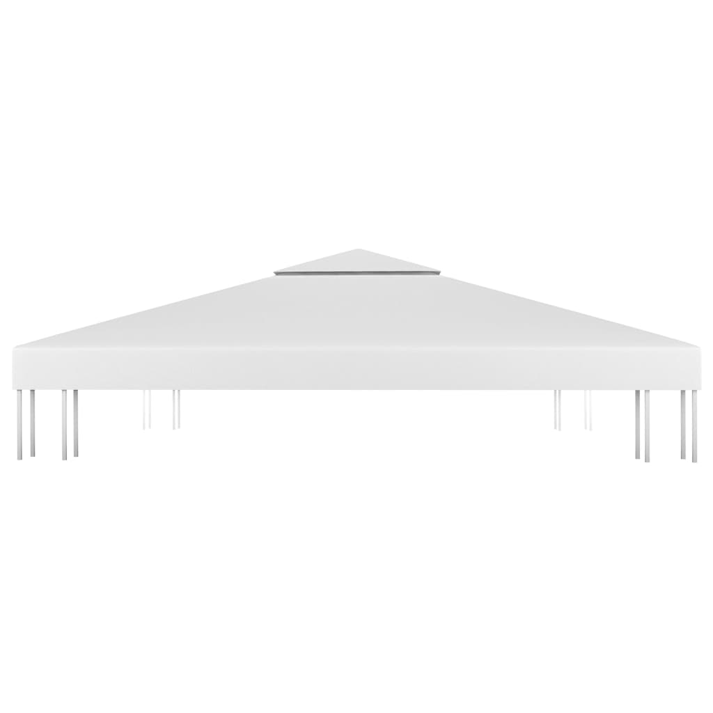 Top Cover for 2-Layer Gazebo 310 g/m² 4x3 m White