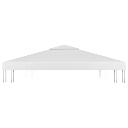 Top Cover for 2-Layer Gazebo 310 g/m² 4x3 m White