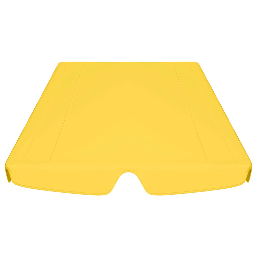 Baldacchino per Dondolo Giardino Giallo 188/168x145/110 cm