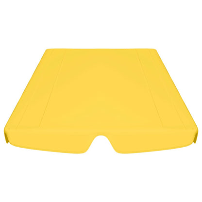 Baldacchino per Dondolo Giardino Giallo 188/168x145/110 cm