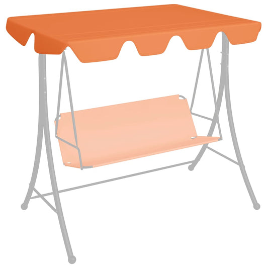 Canopy for Swing Garden Orange 188/168x145/110 cm