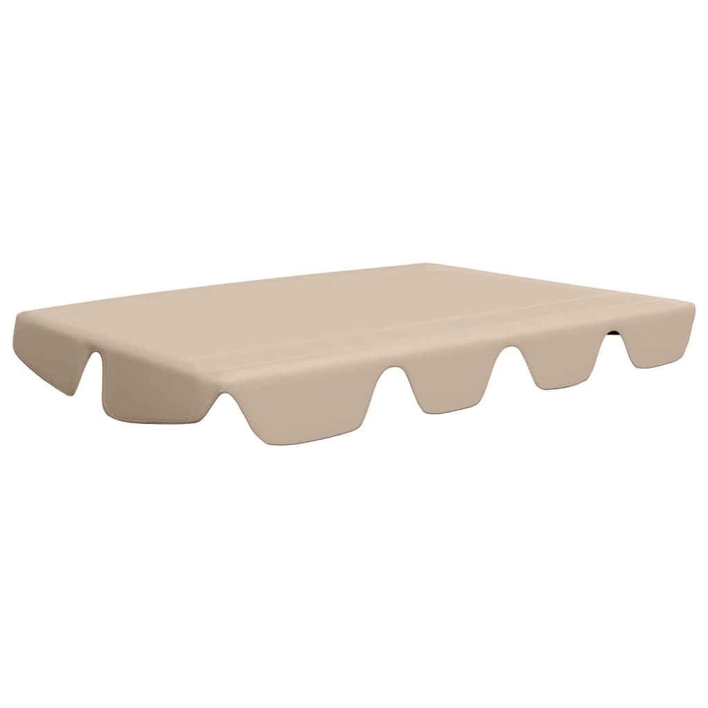 Baldacchino per Dondolo Giardino Beige 150/130x105/70 cm