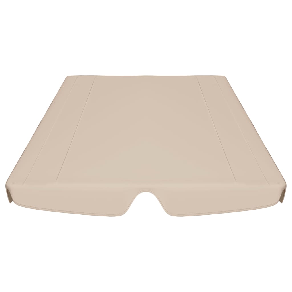 Baldacchino per Dondolo Giardino Beige 150/130x105/70 cm