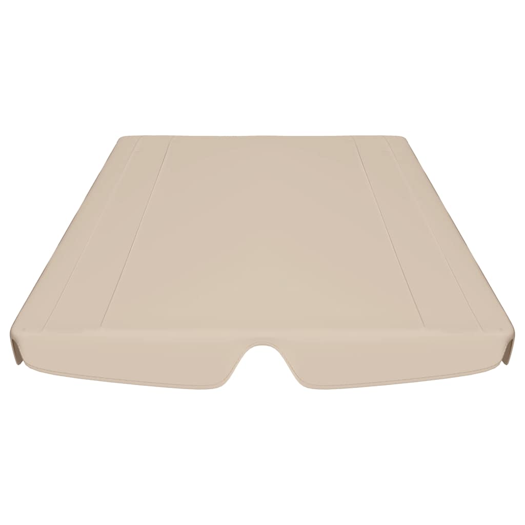 Baldacchino per Dondolo Giardino Beige 150/130x105/70 cm