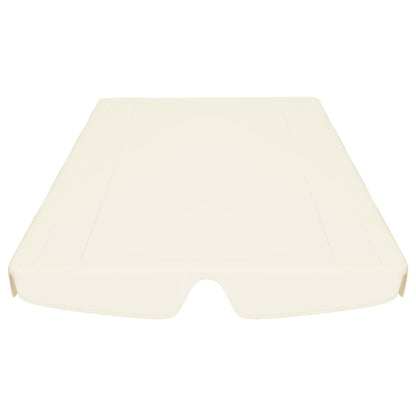 Baldacchino per Dondolo Giardino Crema 150/130x105/70 cm