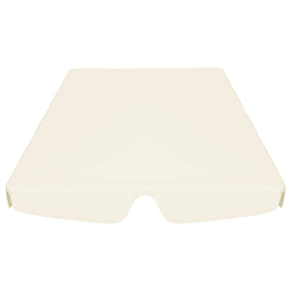 Baldacchino per Dondolo Giardino Crema 150/130x105/70 cm