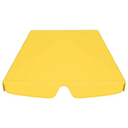 Baldacchino per Dondolo Giardino Giallo 150/130x105/70 cm