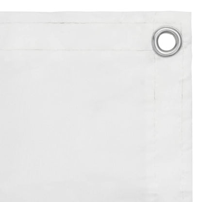Paravento da Balcone Bianco 75x400 cm in Tessuto Oxford | homemem39