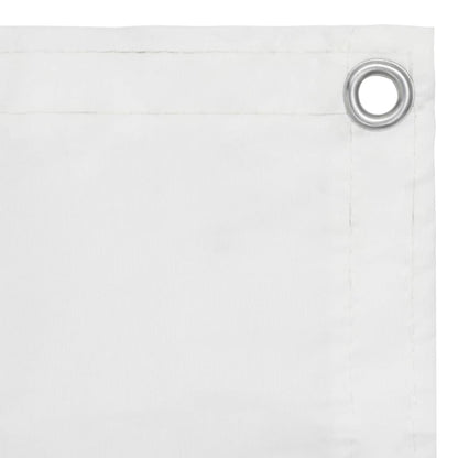 Paravento da Balcone Bianco 90x300 cm in Tessuto Oxford | homemem39