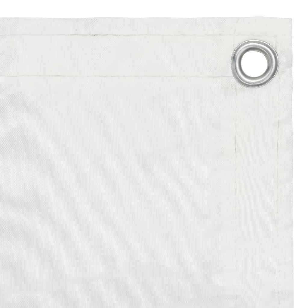 Paravento Balcone Bianco 120x600 cm in Tessuto Oxford | homemem39