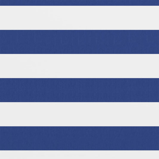 Paravento Balcone Bianco e Blu 90x400 cm in Tessuto Oxford - homemem39