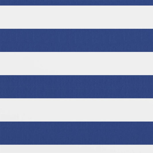 Paravento Balcone Bianco e Blu 120x500 cm in Tessuto Oxford - homemem39