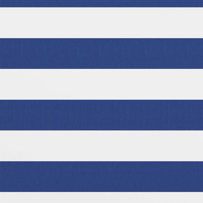 Paravento Balcone Bianco e Blu 120x600 cm in Tessuto Oxford - homemem39