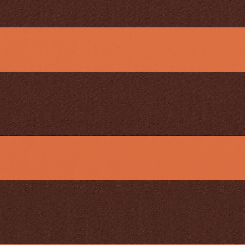 Paravento Balcone Arancione e Marrone 120x500 cm Tessuto Oxford - homemem39