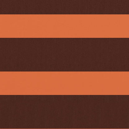 Paravento Balcone Arancione e Marrone 120x500 cm Tessuto Oxford - homemem39