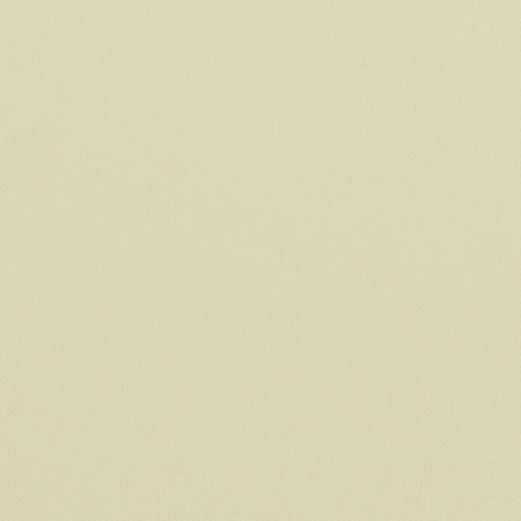 Paravento da Balcone Crema 90x300 cm Tessuto Oxford