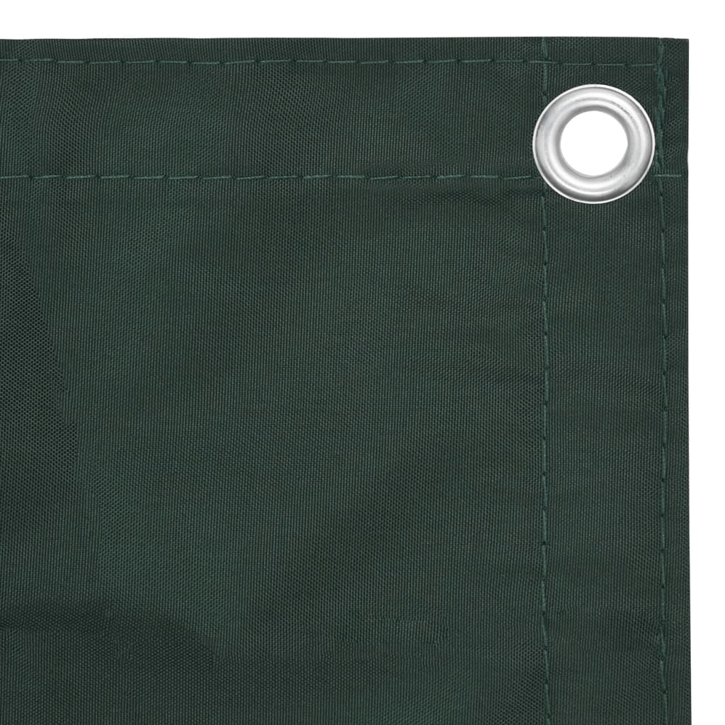Paravento da Balcone Verde Scuro 120x400 cm Tessuto Oxford | homemem39