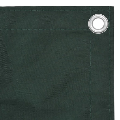 Paravento da Balcone Verde Scuro 120x400 cm Tessuto Oxford | homemem39