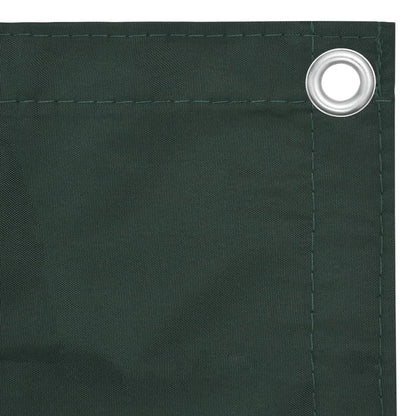 Paravento da Balcone Verde Scuro 120x500 cm Tessuto Oxford | homemem39